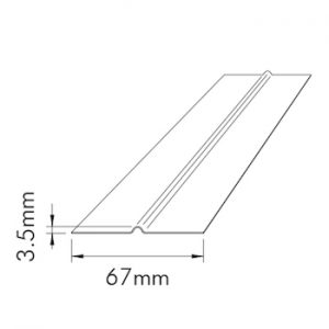Back Flashing 3.5x67mm x 0.48mm